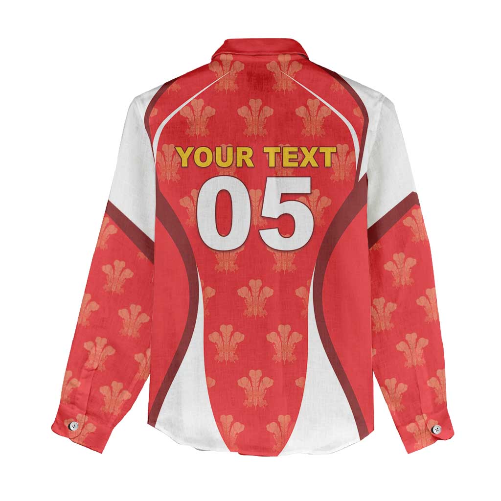Custom Wales Rugby 2026 Women Casual Shirt Unique Style - Wonder Print Shop
