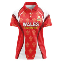 Custom Wales Rugby 2026 Women Polo Shirt Unique Style - Wonder Print Shop