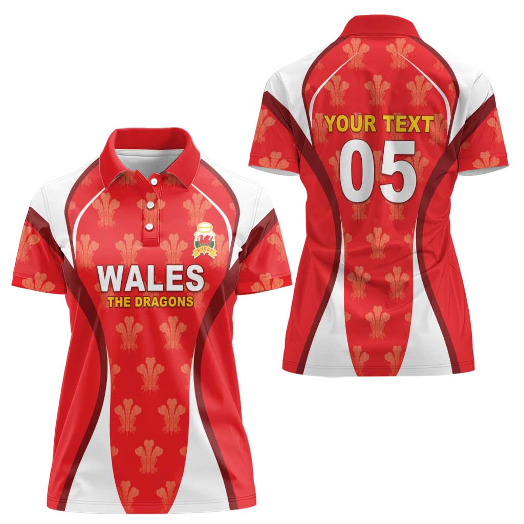 Custom Wales Rugby 2026 Women Polo Shirt Unique Style - Wonder Print Shop