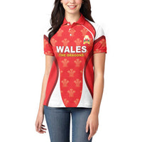 Custom Wales Rugby 2026 Women Polo Shirt Unique Style - Wonder Print Shop