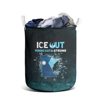 Ice Out Of Minnesota Laundry Basket State Flag Justice Protest Resistance
