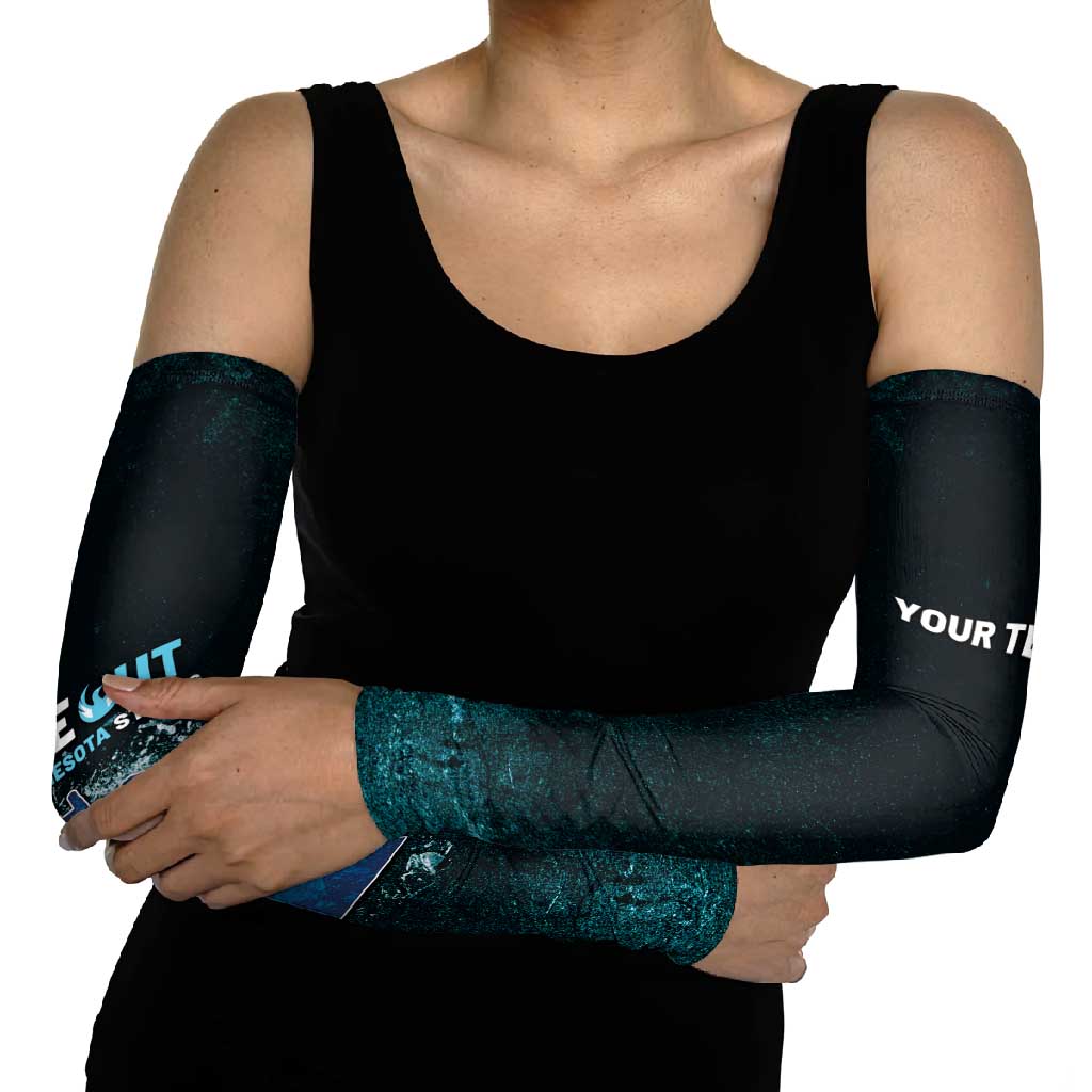 Personalized Ice Out Of Minnesota Arm Sleeves State Flag Justice Protest Resistance