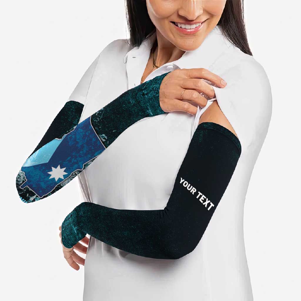 Personalized Ice Out Of Minnesota Arm Sleeves State Flag Justice Protest Resistance