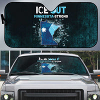 Ice Out Of Minnesota Auto Sun Shade State Flag Justice Protest Resistance