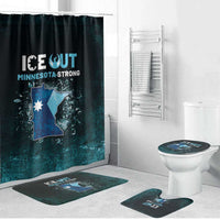 Ice Out Of Minnesota Bathroom Set State Flag Justice Protest Resistance