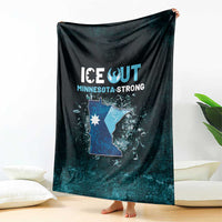 Ice Out Of Minnesota Blanket State Flag Justice Protest Resistance