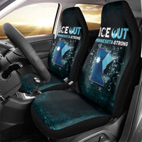 Ice Out Of Minnesota Car Seat Cover State Flag Justice Protest Resistance