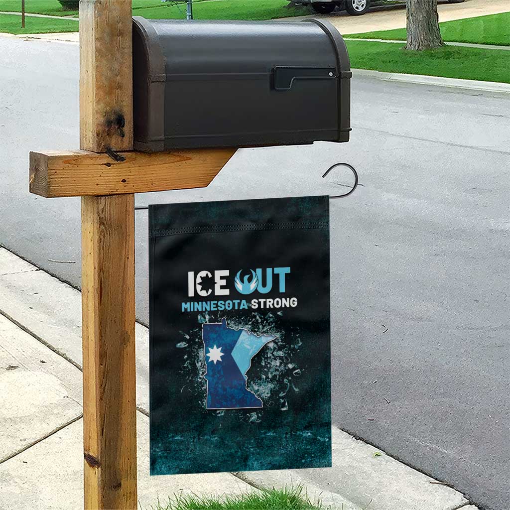 Ice Out Of Minnesota Garden Flag State Flag Justice Protest Resistance