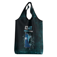 Ice Out Of Minnesota Grocery Bag State Flag Justice Protest Resistance