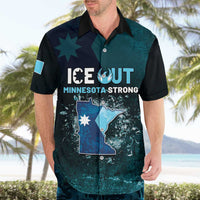 Personalized Ice Out Of Minnesota Hawaiian Shirt State Flag Justice Protest Resistance