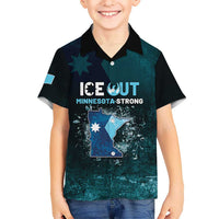 Personalized Ice Out Of Minnesota Hawaiian Shirt State Flag Justice Protest Resistance