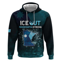 Personalized Ice Out Of Minnesota Hoodie State Flag Justice Protest Resistance