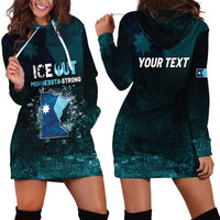 Personalized Ice Out Of Minnesota Hoodie Dress State Flag Justice Protest Resistance