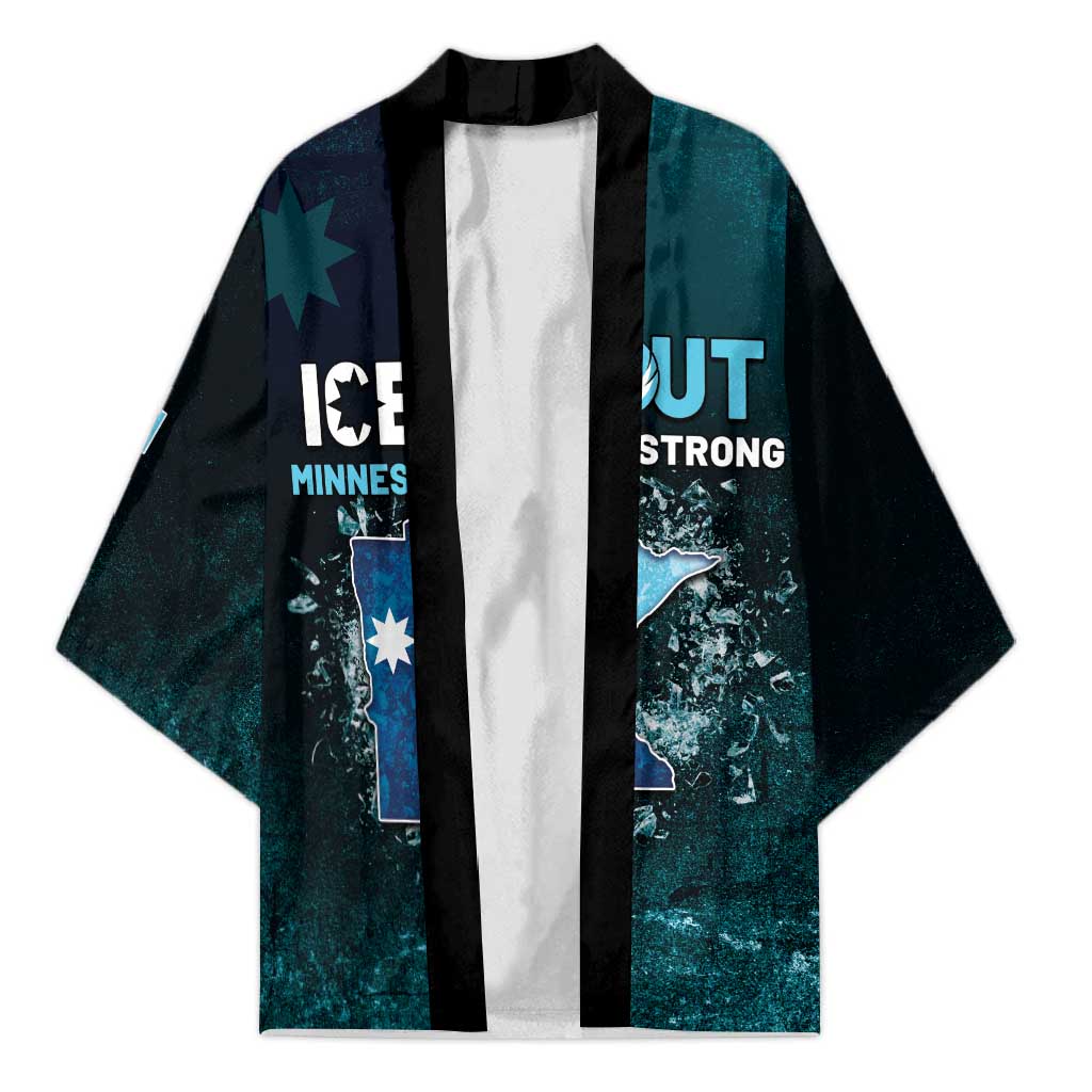 Personalized Ice Out Of Minnesota Kimono State Flag Justice Protest Resistance
