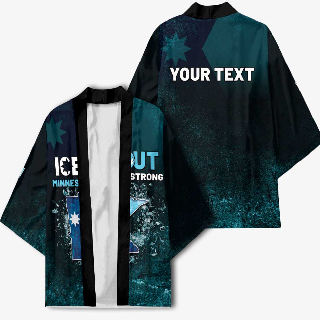 Personalized Ice Out Of Minnesota Kimono State Flag Justice Protest Resistance