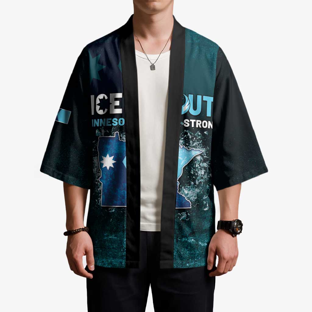 Personalized Ice Out Of Minnesota Kimono State Flag Justice Protest Resistance