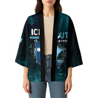 Personalized Ice Out Of Minnesota Kimono State Flag Justice Protest Resistance