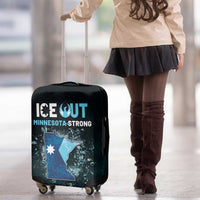Ice Out Of Minnesota Luggage Cover State Flag Justice Protest Resistance