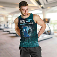 Personalized Ice Out Of Minnesota Men Tank Top State Flag Justice Protest Resistance