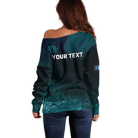 Personalized Ice Out Of Minnesota Off Shoulder Sweater State Flag Justice Protest Resistance