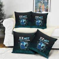 Ice Out Of Minnesota Pillow Cover State Flag Justice Protest Resistance