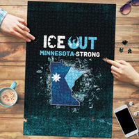 Ice Out Of Minnesota Puzzle State Flag Justice Protest Resistance