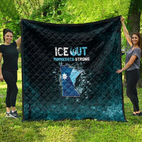 Ice Out Of Minnesota Quilt State Flag Justice Protest Resistance