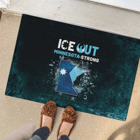 Ice Out Of Minnesota Rubber Doormat State Flag Justice Protest Resistance