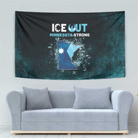 Ice Out Of Minnesota Tapestry State Flag Justice Protest Resistance