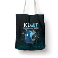 Ice Out Of Minnesota Tote Bag State Flag Justice Protest Resistance