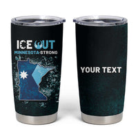 Personalized Ice Out Of Minnesota Tumbler Cup State Flag Justice Protest Resistance