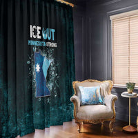 Ice Out Of Minnesota Window Curtain State Flag Justice Protest Resistance
