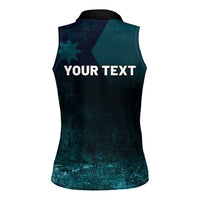 Personalized Ice Out Of Minnesota Women Sleeveless Polo Shirt State Flag Justice Protest Resistance