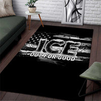 Ice Out For Good Area Rug No Ice Patriotic Protest