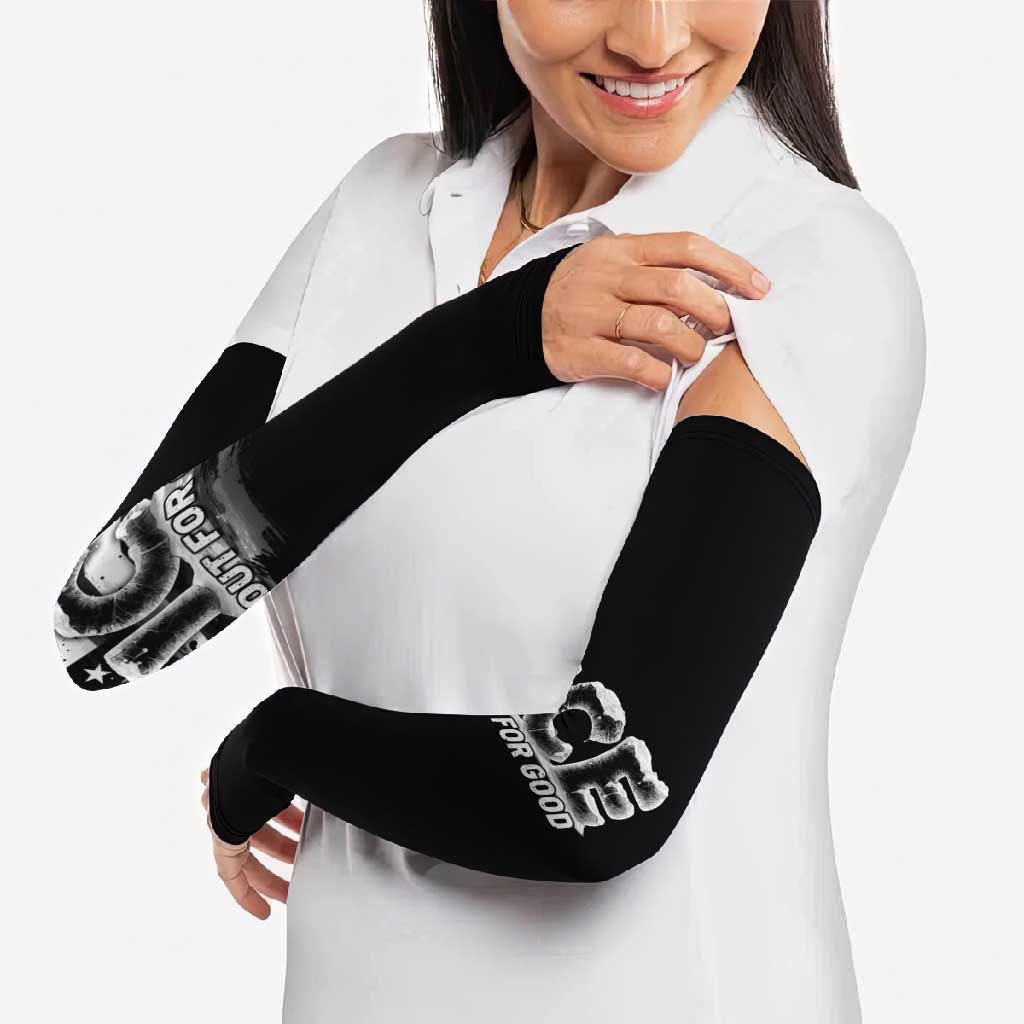Ice Out For Good Arm Sleeves No Ice Patriotic Protest