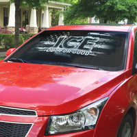 Ice Out For Good Auto Sun Shade No Ice Patriotic Protest