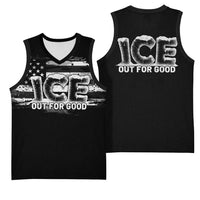 Ice Out For Good Basketball Jersey No Ice Patriotic Protest