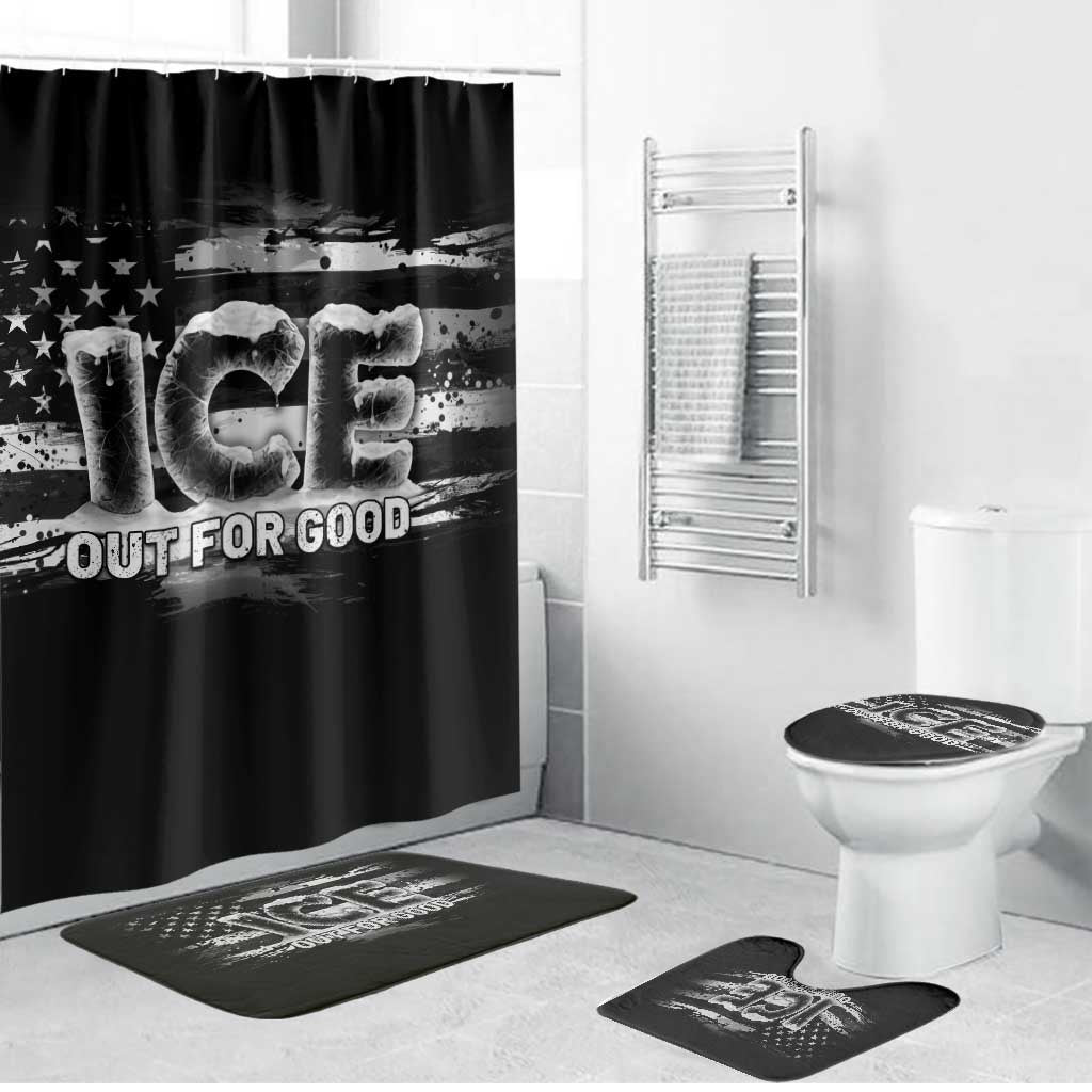 Ice Out For Good Bathroom Set No Ice Patriotic Protest