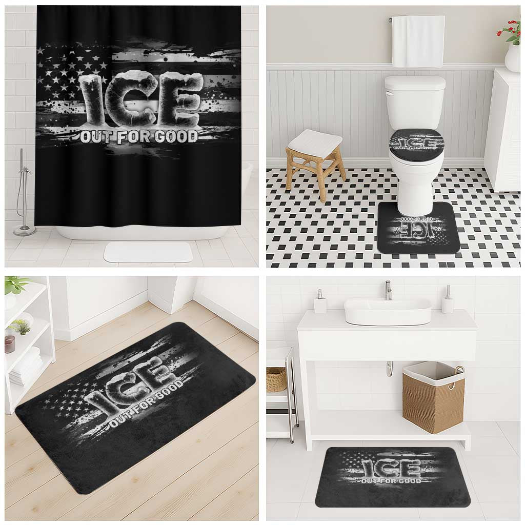 Ice Out For Good Bathroom Set No Ice Patriotic Protest