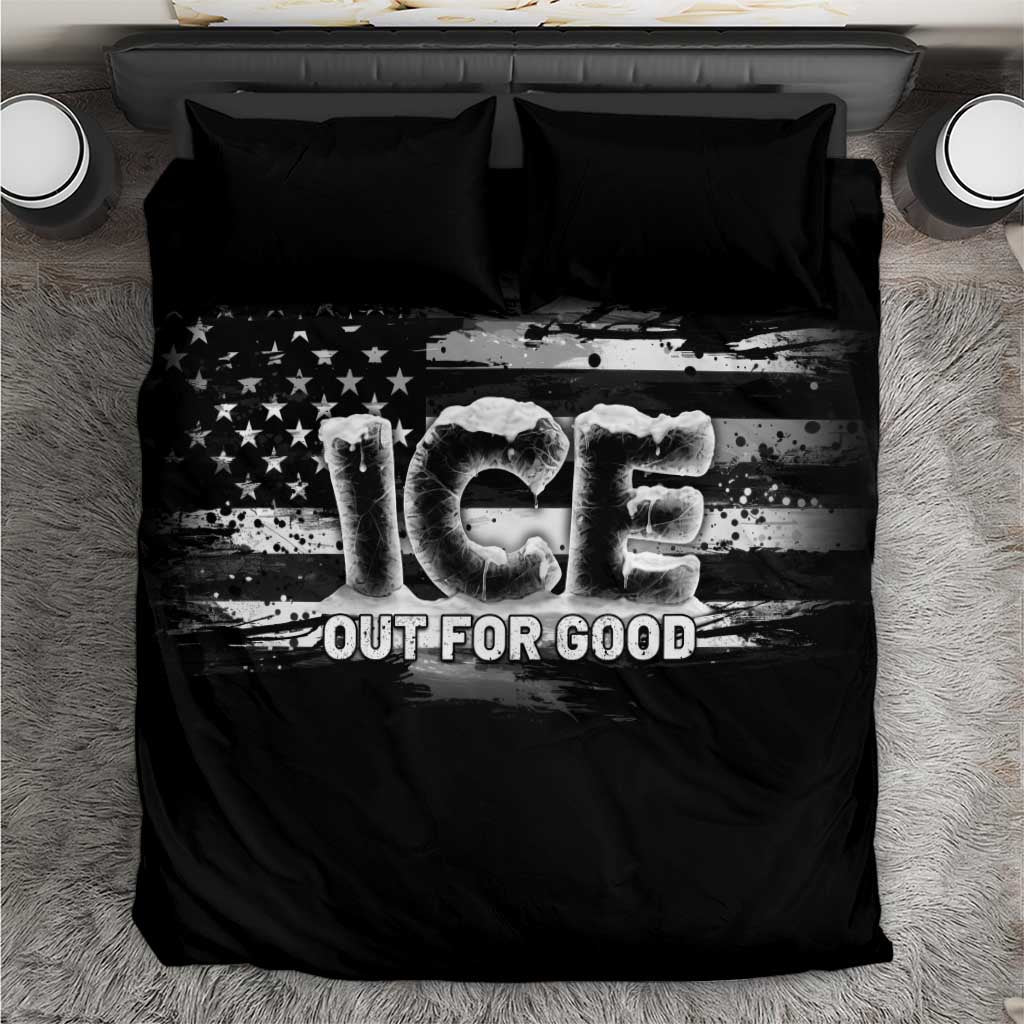 Ice Out For Good Bedding Set No Ice Patriotic Protest