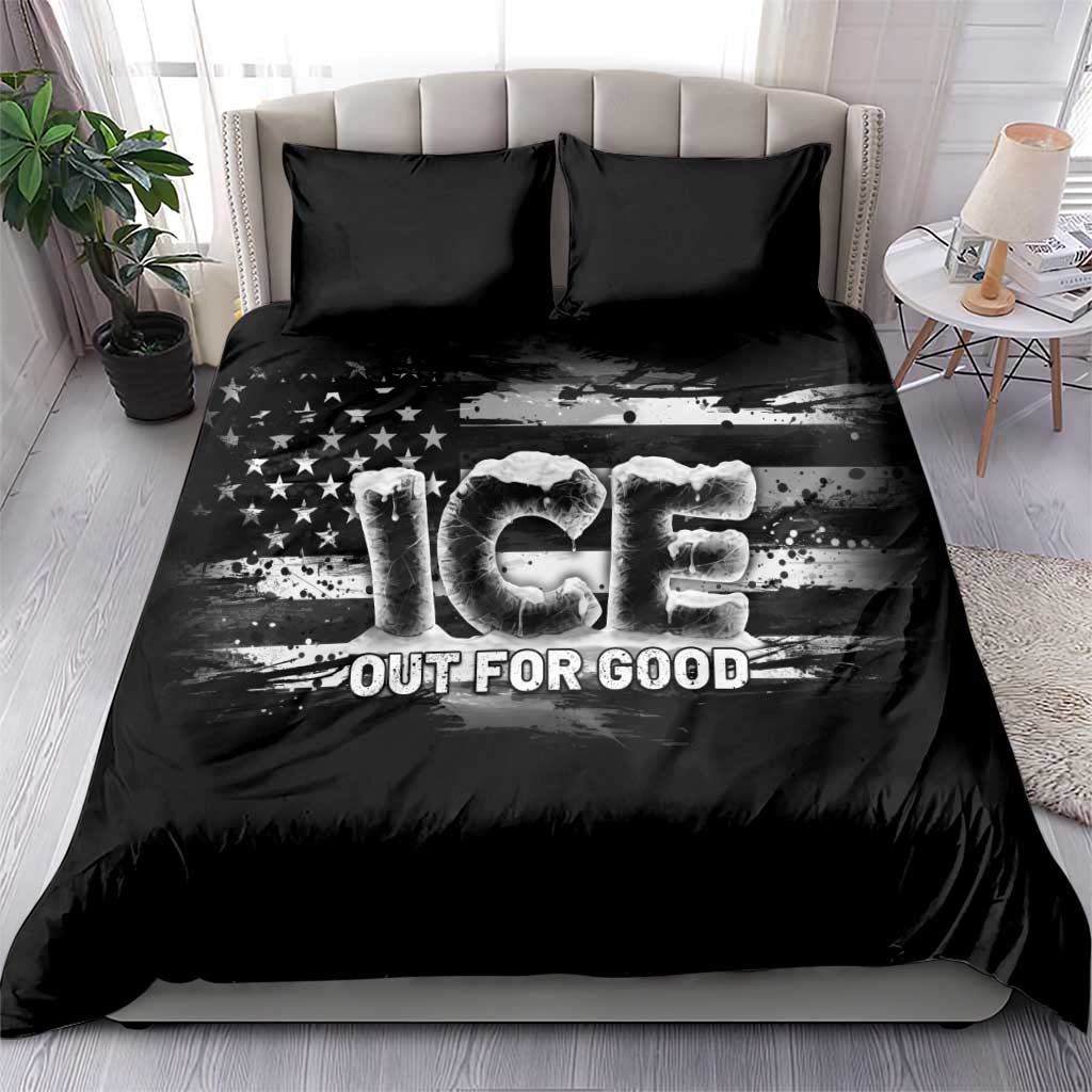 Ice Out For Good Bedding Set No Ice Patriotic Protest