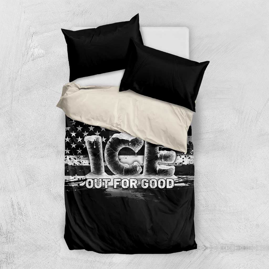 Ice Out For Good Bedding Set No Ice Patriotic Protest