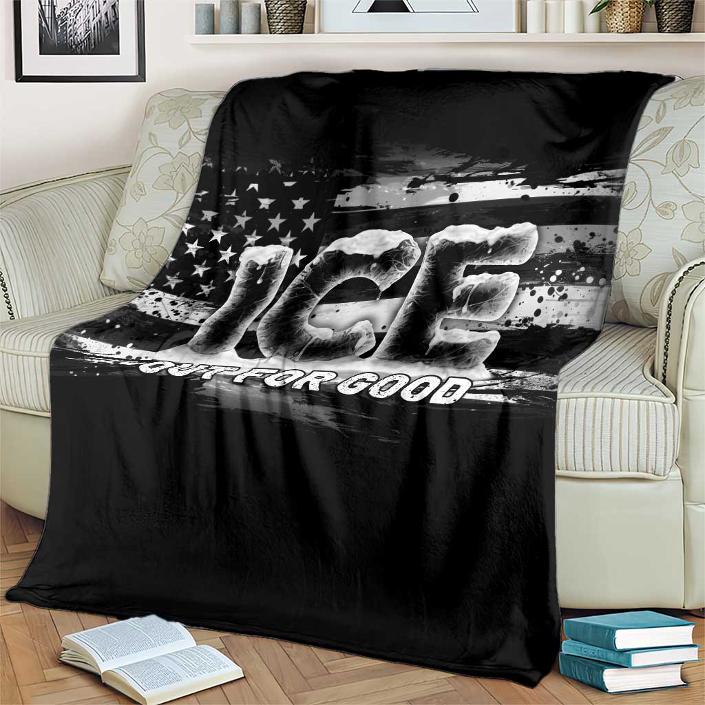 Ice Out For Good Blanket No Ice Patriotic Protest