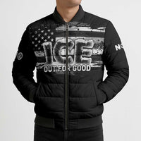 Ice Out For Good Bomber Puffer Jacket No Ice Patriotic Protest