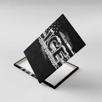 Ice Out For Good Canvas Wall Art No Ice Patriotic Protest