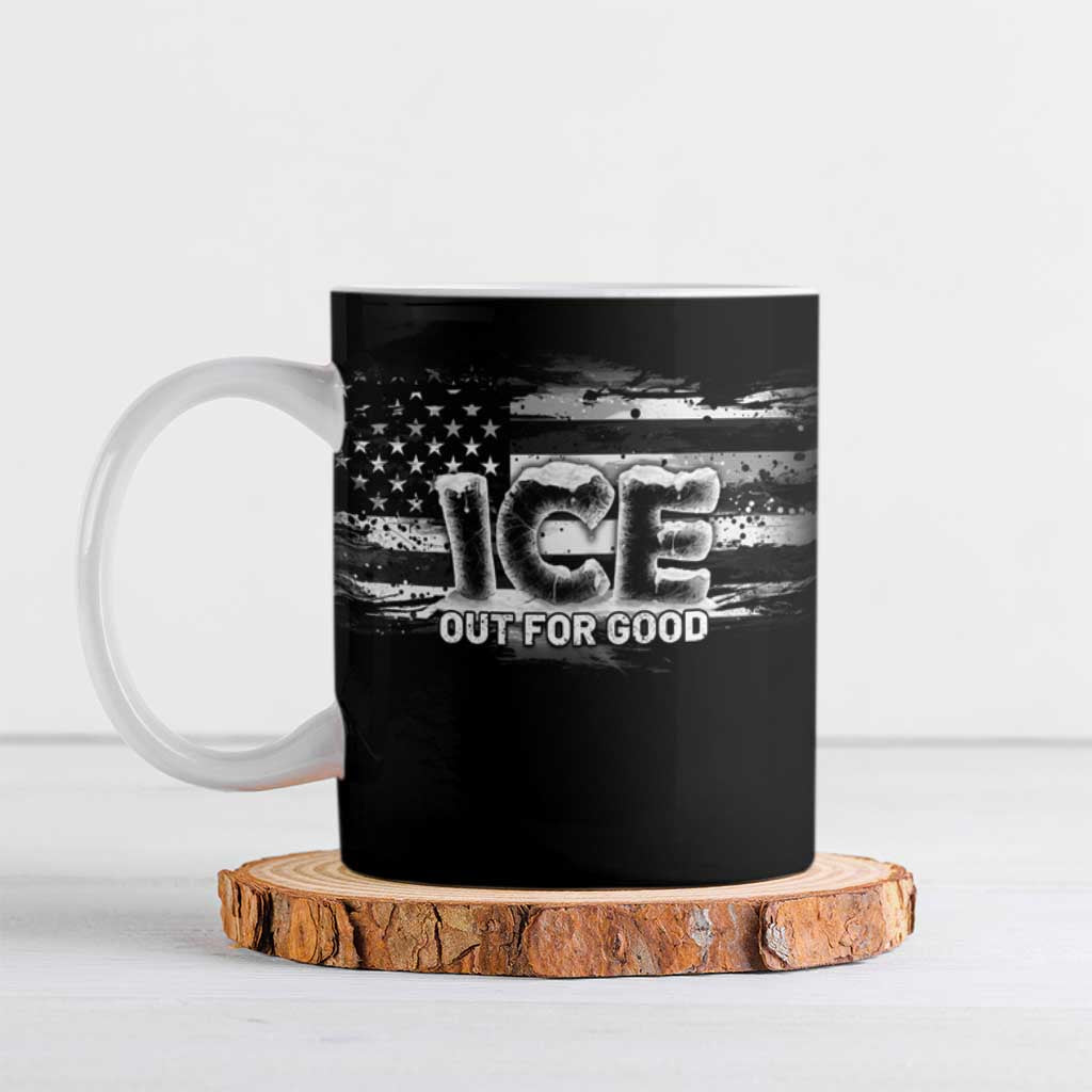 Ice Out For Good Ceramic Mug No Ice Patriotic Protest
