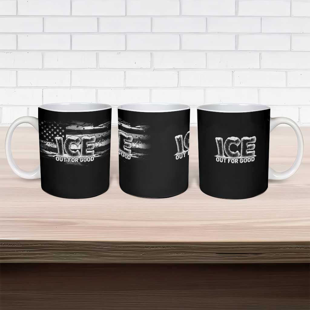 Ice Out For Good Ceramic Mug No Ice Patriotic Protest