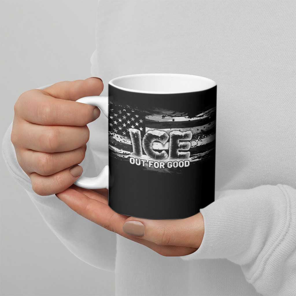 Ice Out For Good Ceramic Mug No Ice Patriotic Protest