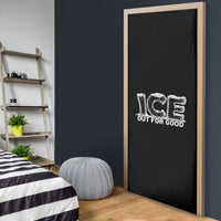 Ice Out For Good Door Cover No Ice Patriotic Protest