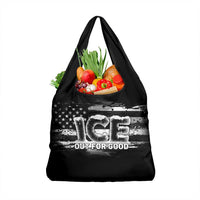 Ice Out For Good Grocery Bag No Ice Patriotic Protest